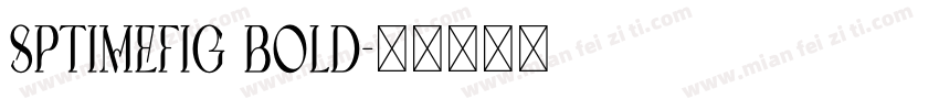 sPTimeFig Bold字体转换